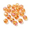 Full Rainbow Plated Glass Beads X-EGLA-P059-02B-FR02-1