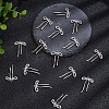 15Pcs Alloy Micro Pave Cubic Zirconia Pendants FIND-ME0001-68-3