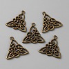 Tibetan Style Alloy Pendants TIBEP-WH0003-13-1