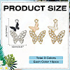 30Pcs 3 Colors Alloy Enamel Pendants FIND-ME0002-09-2