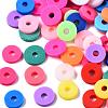 Handmade Polymer Clay Beads CLAY-R067-6.0mm-BM1-1