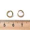 Ion Plating(IP) 304 Stainless Steel Open Jump Rings STAS-M081-01G-07-3