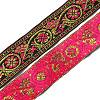 Ethnic Style Embroidery Polyester Ribbons OCOR-WH0060-42A-1
