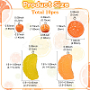 10Pcs 5 Styles Resin Pendants FIND-YW0005-96-2