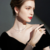40Pcs 4 Styles Natural Cultured Freshwater Pearl Rice Charms PALLOY-GA00038-5