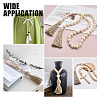 20Pcs Natural Jute Style Tassel AJEW-GF0005-13-7
