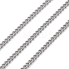 304 Stainless Steel Curb Chains CHS-M009-10P-02-1