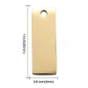 Ion Plating(IP) 304 Stainless Steel Pendants STAS-I140-22B-A-4