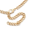 Alloy Cubic Zirconia Flower Tassel Bell Chain Belts for Women LS-AJEW-D300-01G-4
