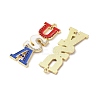Independence Day Alloy Enamel Pendants LS-ENAM-I069-01G-06-2