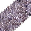 Natural Lepidolite/Purple Mica Stone Beads Strands G-P575-C01-6mm-2