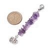 Halloween Pumpkin Alloy Pendant Decorations HJEW-JM02073-02-3