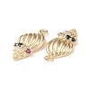 Brass Micro Pave Cubic Zirconia Pendants LS-KK-I702-05G-3