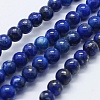 Natural Lapis Lazuli Beads Strands G-E465-4mm-01-1