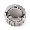201 Stainless Steel Stretch Watchband Finger Ring Watches LS-WACH-G018-03P-03-2