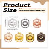 42Pcs 7 Colors Tibetan Style Alloy Pendants FIND-LP0003-11-2