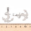 201 Stainless Steel Pendants STAS-Q342-24P-3