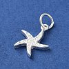 925 Sterling Silver Sea Animal Starfish Charms LS-STER-E071-02S-06-2