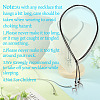 Waxed Polyester Cord Slider Necklace Making NJEW-TAC0018-02-5