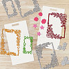 Carbon Steel Cutting Dies Stencils DIY-WH0309-2091-4