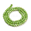 Opaque Glass Beads Stands X-EGLA-A035-P4mm-B15-2