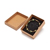 Healing Power Natural Green Aventurine Beaded Bracelets for Men Women X1-BJEW-TA00012-02-4