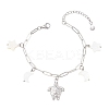 304 Stainless Steel Charm Bracelets BJEW-JB12220-2