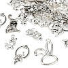 40Pcs 8 Style Tibetan Style Alloy Pendants TIBE-FP0001-16-5