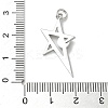 Rack Plating Brass Micro Pave Cubic Zirconia Pendants KK-K392-40P-3