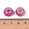 Opaque Resin European Beads RESI-T057-29I-3