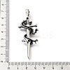 Tibetan Style Alloy Big Pendants TIBE-L012-002AS-3