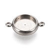Tarnish Resistant 304 Stainless Steel Links Connectors Settings LS-X-STAS-K202-02D-P-1