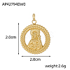 304 Stainless Steel Pendants STAS-OY002-20G-2