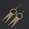 201 Stainless Steel Dangle Earrings STAS-S105-JN616-2-1