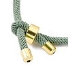 Braided Nylon Cord Bracelet Making MAK-A017-D03-08G-2