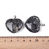Natural Larvikite Pendants G-N349-05A-P-3