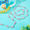 1M Handmade Acrylic Butterfly Link Chains CHC-TA0001-24A-4