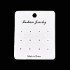 Rectangle Paper Earring Display Cards CDIS-T004-02-1