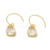 Teardrop Brass Hook Dangle Earring EJEW-R162-01G-2