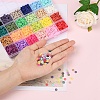3600Pcs 24 Colors Handmade Polymer Clay Beads CLAY-YW0001-11A-8