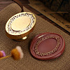Golden Plated Wax Seal Brass Stamp Head LS-AJEW-C031-01A-1