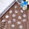 50Pcs Plastic Name Card Holders AJEW-CP0009-07-3