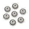 Tibetan Style Alloy Bead Caps X-LF1235Y-NF-1