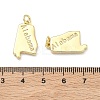 Brass Pendants KK-D229-22S-G-3
