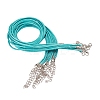 Waxed Cord Necklace Making X-NCOR-T001-12-2