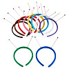 Cloth and Plastic Hair Bands OHAR-TAC0020-01G-4