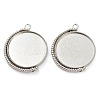 Zinc Alloy Pendant Cabochon Settings FIND-NH0001-13C-P-1