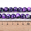 Baking Paint Glass Beads Strands DGLA-N003-10mm-A07-4