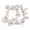 Natural Baroque Keshi Pearl Beads Strands PEAR-S018-06F-3