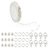 DIY Brass Paperclip Chains Jewelry Making Kits DIY-YW0011-75-1